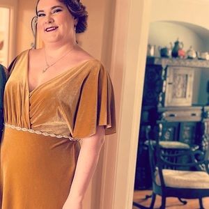 Jenny Yoo Ellis Marigold bridesmaid dress